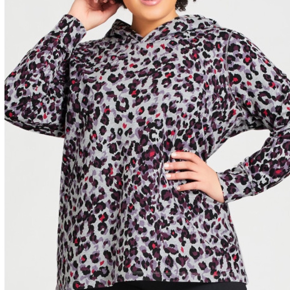 Avenue Animal Print Hoodie